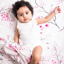 Load image into Gallery viewer, Cherry Blossom Organic Swaddle
