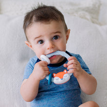 Load image into Gallery viewer, Fox Ritzy Rattle™ with Teething Rings
