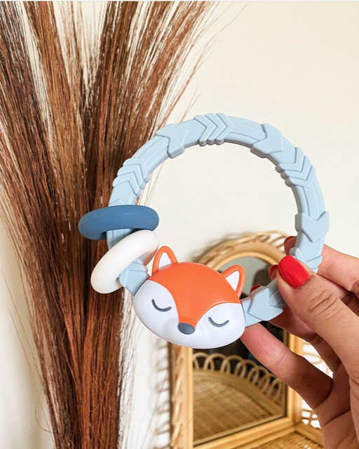 Fox Ritzy Rattle™ with Teething Rings