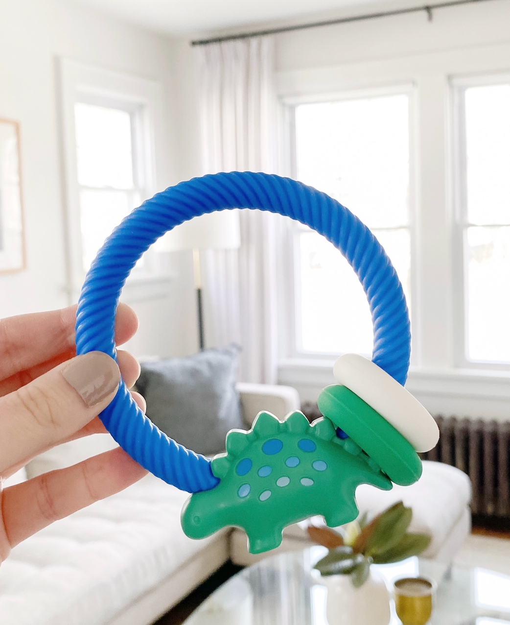 Dino Ritzy Rattle™ with Teething Rings
